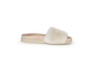 Fellpantoffel, offwhite