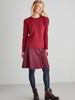 Pullover, cranberry melange