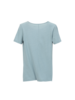 Shirt Kurzarm, Gletscherblau, Rückansicht