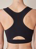 Yoga-Bra-Top, schwarz