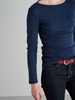 Shirt-Langarm, dunkelblau
