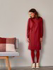 Kleid-Strick, dunkelrot