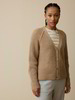 Strickjacke aus Alpakawolle, dinkel