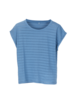 Shirt Kurzarm, stahlblau, Vorderansicht