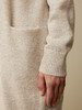 Strickjacke aus Alpakawolle, natur melange
