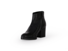 Stiefelette mit Absatz, 01 schwarz