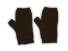 Strickstulpen aus Yakwolle, espresso