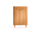 Schrank Tonda 2-türig mit 1 Lade, Holz, Buche