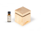 Set: Zirbenduftspender mit Filz und Holzgewinde + Zirbenwald Aromaölmischung