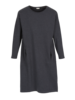 Kleid Sweat, anthrazit melange, Vorderseite