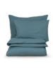 Kissenüberzug ILVA, blau, 100 % Baumwolle, Flanell, GOTS