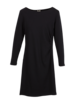 Kleid Jacquard schwarz, Vorderansicht