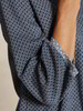 Shirt-3/4 Arm, Dunkelblau/Offwhite Jacquard Geometrisch