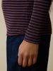 Rollkragenshirt aus Bio Baumwolle, ringel aubergine