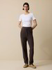 Strickhose aus Bio-Baumwolle und Alpaka, graphit