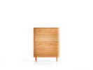 Schuhschrank Tonda, 2 Klappen, Buche