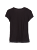 Kurzarm-Shirt schwarz Rückansicht