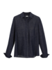 Blusenjacke Denim, dark denim, Vorderseite