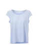Shirt Kurzarm Hellblau, Vorderansicht
