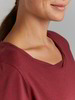 Shirt-Langarm, cranberry melange