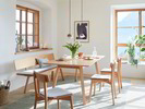 Bank & Tisch Mirato und Stühle Arne