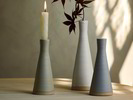 Kerzenständer oder Blumenvase aus Porzellan