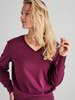 Shirt-Langarm, 71 aubergine