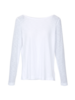 Shirt-Langarm-Flamé,  weiss, Vorderansicht