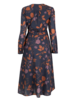 Kleid-Blumendruck, blumendruck