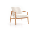 Fauteuil Ketil, Wollstoff Tano Natur Hell (80), Eiche