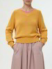 Pullover aus Bio-Baumwolle, 24 honiggelb