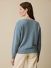 Pullover aus Alpakawolle, taubenblau