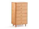 Schrank Tonda 6 Laden Buche