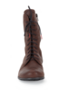 Schnürschuh schokolade Vorderansicht