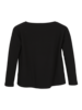 Shirt-Struktur-Jacquard, schwarz