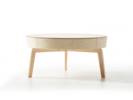 Sofatisch Mitsu, Ø 80 cm, Esche