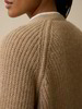 Strickjacke aus Alpakawolle, dinkel