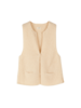 Strickweste, offwhite