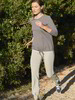 Langarm-Shirt Granit & Yoga-Hose Grau Melange