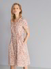 Kleid, mosaikdruck