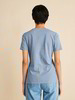 T-Shirt, taubenblau melange