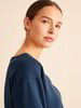 Sweatshirt 3/4 Arm, blaubeere