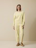 Sweatshirt aus Bio-Baumwolle, pastellgelb