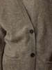 Strickjacke aus Yakwolle, hasel melange