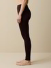 Leggings aus Bio Wolle, aubergine