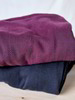 Baumwolle in den Farben aubergine & dunkelblau
