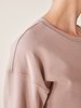 Sweatshirt Langarm, 100 % Bio Baumwolle, nougat