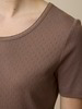 Schlafshirt Kurzarm aus Bio-Baumwolle, 25 mauve