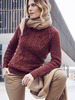 Strickpullover Rostrot