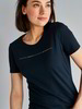 Message Shirt Langarm, dunkelblau